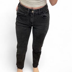 Hollister Women's Black Mom Jeans